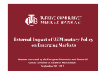 External	Impact	of	US	Monetary	Policy on	Emerging	Markets