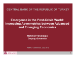 Emergence in the Post-Crisis World: Increasing Asymmetries between Advanced and Emerging Economies