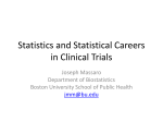 Statistics and Statistical Careers in Clinical Trials