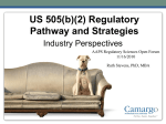 505(b)(2) - Camargo Pharmaceutical Services