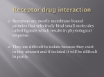 B. Drug-receptor interactions