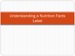 Nutrition Facts Label PPT