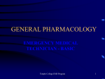 General Pharmacology EMT-B