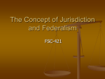 Jurisdiction and Fed.. - Michigan State University