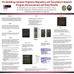 The Multidrug-resistant Organism Repository and