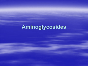 Aminoglycosides