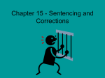 Chapter 15 - Sentencing and Corrections