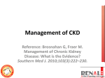 Management of Chronic Kidney Disease