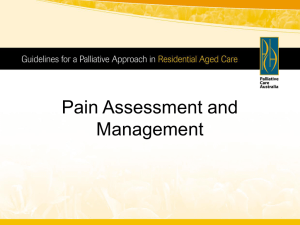 Guidelines for a Palliative Approach in Residential Aged Care