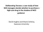 Deliberating Tarceva: a case study of how NHS managers