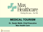 Medical Tourism - معاونت توسعه مديريت و