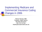 Implementing Medicare and Commercial Insurance Coding