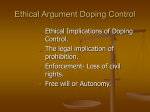 Why should we ban doping? If doping is wrong, WHY is it wrong