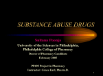substance abuse drugs - University of the Sciences in Philadelphia
