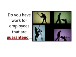 How many employees could you use with these guarantees?