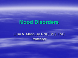 Mood Disorders