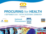 Biomedical Technologies Horizon Scanning & Procurement