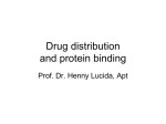 Drug distribution and protein binding