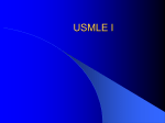 USMLE I