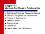 Chapter 13 Violence And Abuse In Relationships