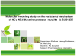 Molecular modeling study on the resistance mechanism of HCV NS3