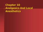Use of Local Anesthetics