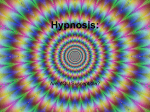 hypnosis and drugs