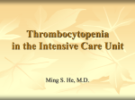 Thrombocytopenia