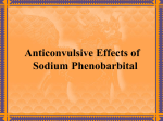 Anticonvulsive Effects of Sodium Phenobarbital Experimental purpose