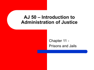 AJ 50 – Introduction to Administration of Justice