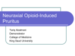 Neuraxial Opioid-Induced Pruritus: A Review
