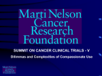 June 2003 presentation to FDA advocates by Nancy Roach, MNCF