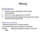 Mixing of Powders