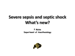 Fluid resuscitation in septic shock