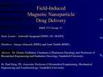 Field induced Magnetic Nanoparticle Drug Delivery