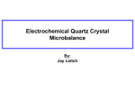 Electrochemical Quartz Crystal Microbalance
