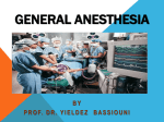 General anesthesia