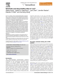 Substrate and drug binding sites in LeuT a h ,