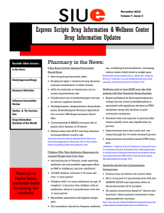 Express Scripts Drug Information &amp; Wellness Center Pharmacy in the News: