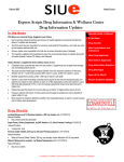 Express Scripts Drug Information &amp; Wellness Center Drug Information Updates