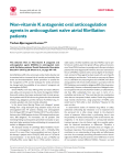 Non-vitamin K antagonist oral anticoagulation agents in anticoagulant naı¨ve atrial fibrillation patients