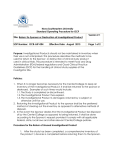Nova Southeastern University Standard Operating Procedure for GCP Version # 1