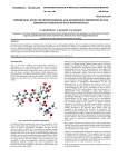 THEORETICAL STUDY ON PHYSICOCHEMICAL AND GEOMETRICAL PROPERTIES OF THE