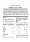 EFFECT OF POLYMERS AS MATRIX SYSTEM IN FORMULATION OF SUSTAINED... THEOPHYLLINE MATRIX TABLET Research Article