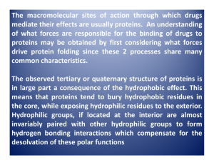 The macromolecular sites of action through which drugs