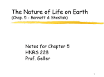 The Nature of Life (Chap. 3