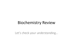 Biochemistry Review