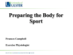 Preparing the Body for Sport