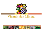 Vitamin dan Mineral