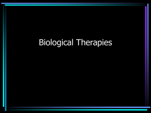 Biological Therapies